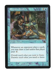 MTG - Rhystic Study (45/144) - Prophecy - LP - Picture 1 of 2