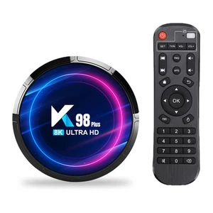 Smart TV Box Android 13.0 BT5.0 Quad Core 4K UHD Media Stream Player 4+64GB O1B0 - Picture 1 of 12