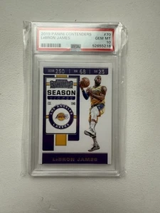 2019-20 Panini Contenders Season Ticket LeBron James #70 PSA 10 GEM MINT - Bild 1 von 2