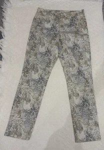 Leggings de mezclilla al tobillo PATCHINGTON estampado animal para mujer talla 2 elásticos - Imagen 1 de 6