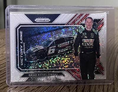 2023 NT Prizm Racing Brad Keselowski Victory Lane Bound White Sparkle Prizm - Image 1 of 2