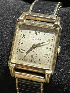 Rare Vintage Men's Cortebert Watch 10K Gold-Filled Manual Wind - Picture 1 of 11