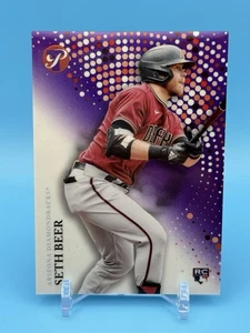 2022 Topps Pristine Purple Refractor Rookie #226 Seth Beer /99 - Picture 1 of 2