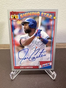 2021 TOPPS ARCHIVES JOE CARTER SHINING STAR BAZOOKA On-Card AUTO /99 - Picture 1 of 2