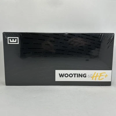 Wooting 60HE+ Analog Mechanical Gaming Keyboard Black Brand New Sealed - Image 1 of 4