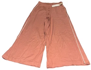 Gianni Bini Damen Gr. Small Hose Viskose Mauve Rosa Weites Bein Hoher Bund Neu - Bild 1 von 6