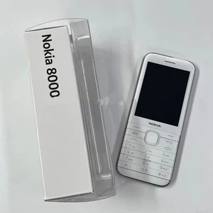 Unlocked Nokia 8000 4G Dual SIM LTE 4GB ROM 512MB RAM WIFI GPS Cell Phone 2.0MP - Picture 1 of 11