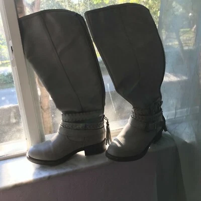 Botas de montar altas Carrage para niña y mujer talla 6 gris claro Foto 1 de 4