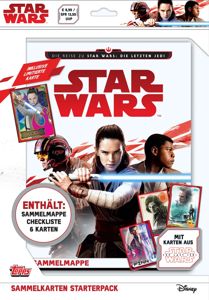 Topps - Die Reise zu Star Wars - Die letzten Jedi - 1 Starterpack - Bild 1 von 1