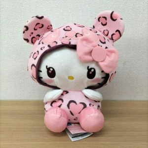 Peluche Panda Hello Kitty Lady stampa leopardo GRANDE colore 30 cm premio sanrio - Foto 1 di 7