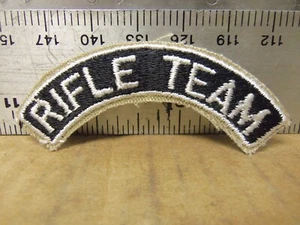 Parche de pestaña bordada para equipo de rifle (NUEVO DE LOTE ANTIGUO) - Imagen 1 de 4