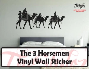 Pegatina de pared de vinilo The 3 Horsemen - Imagen 1 de 4