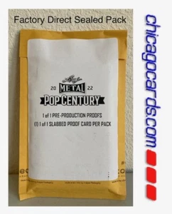 2022 Leaf Metal Pop Century 1/1 Pre-Production Proof Box 1 Non-AUTO Slabbed Card - Picture 1 of 5