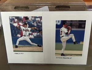 1997 TOPPS FINEST COMPETITORS VAULT PHOTOS TOM GLAVINE BRAVES 1/1 COA - Picture 1 of 8