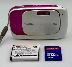 Fujifilm FinePix Z35 10.0MP Digital Camera - White/Pink - Tested - Bild 1 von 10