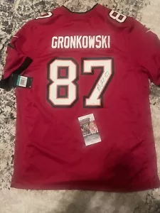 Rob Gronkowski Signed Nike Replica Tampa Bay Buccaneers Jersey JSA COA - Picture 1 of 3