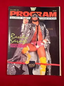 WWF WWE Magazine Program Vol 155 Macho Man Hulk Hogan Andre Beefcake - Picture 1 of 8