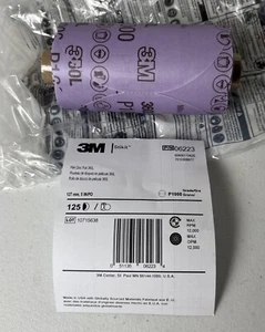 3M 06223 Stikit 360L 5" 1000 Grit Aluminum Oxide PSA Disc Rolls - Picture 1 of 4