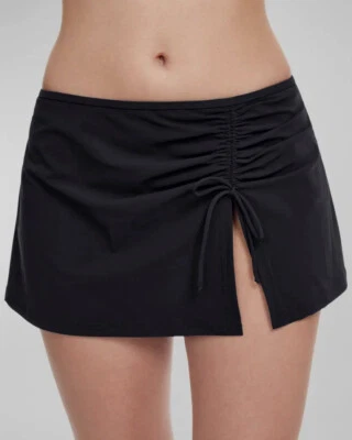 $138 Profile by Gottex Women's Black Tutti Frutti Swim Skirt Swimwear Size 6 - Image 1 of 4