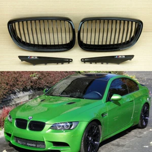 Rejilla de capucha delantera guardabarros lateral negro brillante para BMW M3 E90 E92 E93 2008~2012 - Imagen 1 de 5