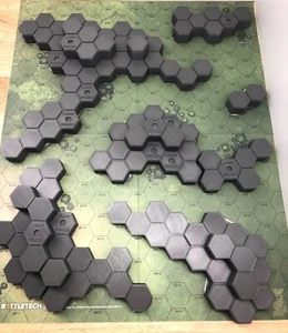 Hills for Grassland Rolling Hills #4 - Battletech stampato in 3D terreno e colline - Foto 1 di 7