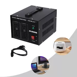 2KW Spannungswandler Transformator 220V auf 110V Wandler Converter Stromwandler - Bild 1 von 16