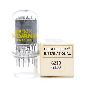 Un tubo SYLVANIA 6Z10 6J10 NUEVO EN CAJA fuerte en ambos pentodos HICKOK 6000A - Imagen 1 de 1