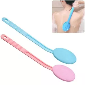 Long Handle Shower Body Scrubber Body Lotion Applicator Moisturizer - Picture 1 of 14