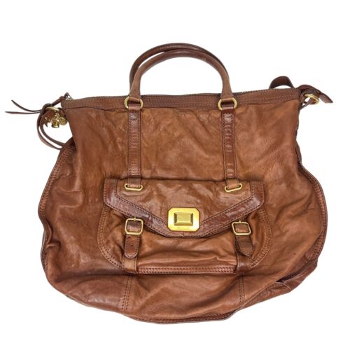 Juicy Couture Brown Leather Handbag Hobo Purse Womens RN52002 Large ...