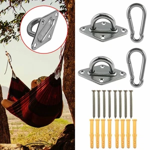 Stainless Steel Heavy-Duty Ceiling Hanging Hook Swing Chair Brackets Hardware - Bild 1 von 13