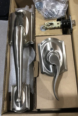 Внутренний рычаг ручки Schlage FE285 CAM ACC 619 CAM Camelot матовый никель для правосторонней стойки - Изображение 1 из 2