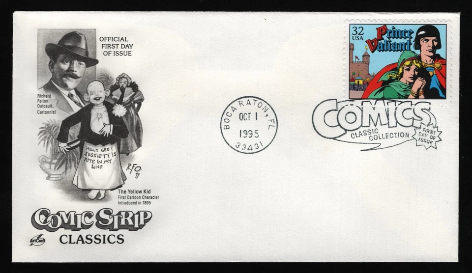 #3000s 32c Prince Valiant, Art Craft FDC **ANY 5=FREE SHIPPING** - Image 1 of 1