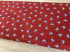 CLEARANCE 35cm x 110cm Lewis & Irene Union Flag Hearts Red 100% Cotton Fabric