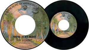 Philippines ROD STEWART You’re In My Heart 45rpm Record