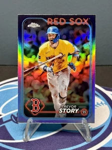 2024 Topps Chrome Refractors #279 Trevor Story - Boston Red Sox - Picture 1 of 2
