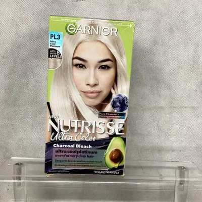 Blanqueador de carbón Garnier Nutrisse Ultra Color PL3 Ultra Cool Platinum Foto 1 de 4