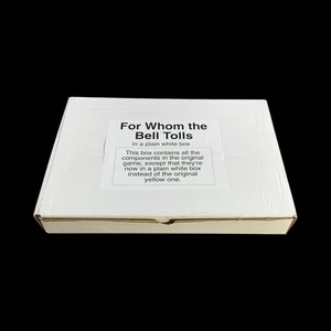 For Whom the Bell Tolls GRD Plain White Box, Maps Verified, Sealed Components - Picture 1 of 17