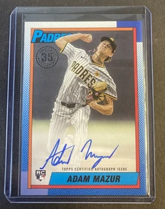 2025 Topps Update Adam Mazur Rookie 1990 Auto #90A-AMA - Bild 1 von 2