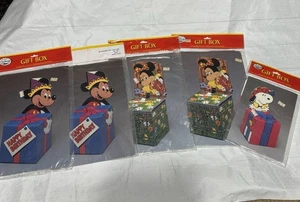 5 Mickey Minnie Mouse Snoopy Vintage Caja de Regalo San Francisco Pop Up Disney Regalo - Imagen 1 de 11