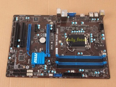 MSI MS-7758 ZH77A-G41 Motherboard LGA 1155 DDR3 Intel H77 - Image 1 of 4