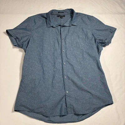 Повседневная рубашка Marc Anthony Slim Fit на пуговицах с коротким рукавом XXL - Изображение 1 из 4