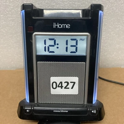 iHome Audio Dock w/Alarm Clock For iPod IH4B-Black - Image 1 of 4