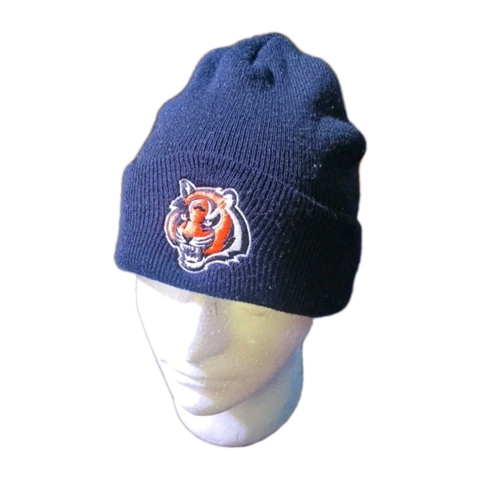 Cincinnati Bengals NFL Fútbol Gorro Tejido Invierno Sombrero Logo Tigre Adulto 8.5" Foto 1 de 4
