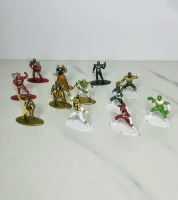 12 figuras coleccionables Power Ragers Jada Toys 1,6 pulgadas nano figuras de metal juguetes Foto 1 de 4