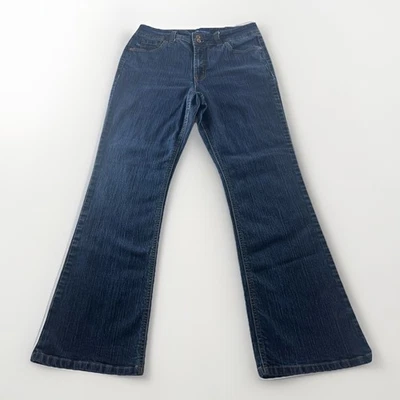 Pantalones de mezclilla para mujer Bandolino Arianna Bootcut azul medio talla 12 usados en excelente estado Foto 1 de 4