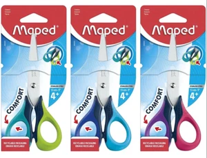 Maped 3D Sensoft Scissors - Comfort Grip - Right Handed-13cm - Assorted Colours - Picture 1 of 4