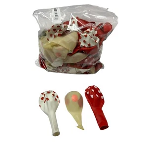 Palloncini in lattice stampati a cuore confezione da 50 per feste e celebrazioni - Foto 1 di 3