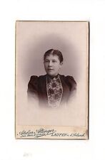 CDV Foto Damenportrait - Laufen an der Salzach 1890er