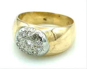 Magnifico Anello Oro 18 Carati - Diamanti 0,25 5,98 G - Foto 1 di 3