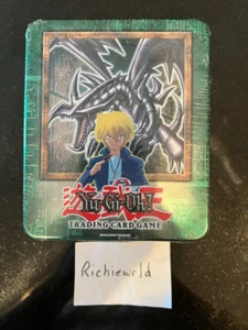 1996 FACTORY SEALED Yu-Gi-Oh Red-Eyes Black Dragon Tin: 5 Packs -W/ Rare Variant - Picture 1 of 3